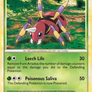 Ariados 15/123 Reverse Holofoil HeartGold SoulSilver Ariados 15/123 Reverse Holofoil HeartGold SoulSilver