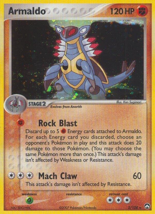 Armaldo 3/108 Reverse Holofoil Power Keepers