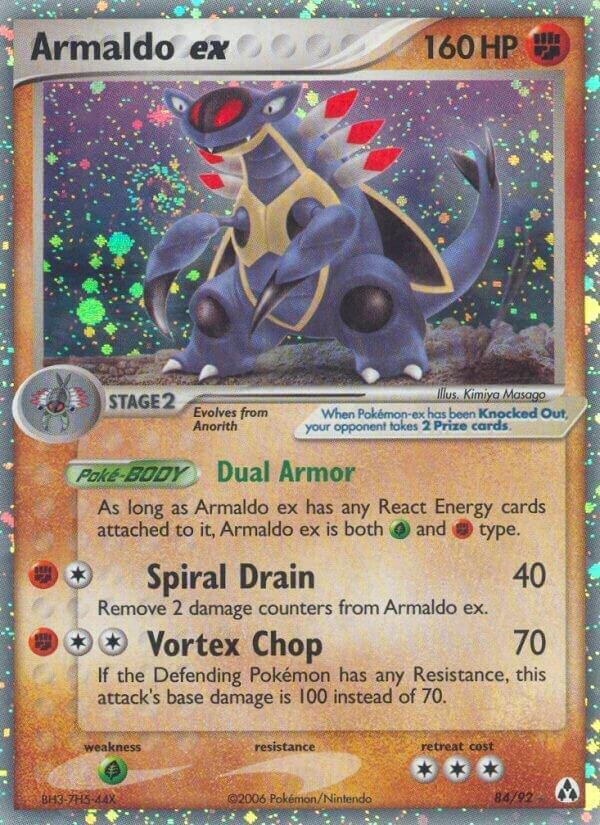 Armaldo ex 84/92 Holofoil Legend Maker Armaldo ex 84/92 Holofoil Legend Maker