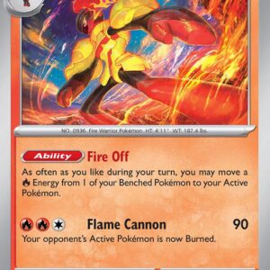 Armarouge 015/091 Reverse Holofoil SV: Paldean Fates