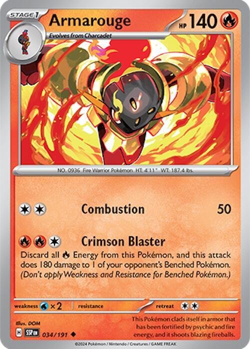 Armarouge 034/191 Normal SV08: Surging Sparks Armarouge 034/191 Normal SV08: Surging Sparks