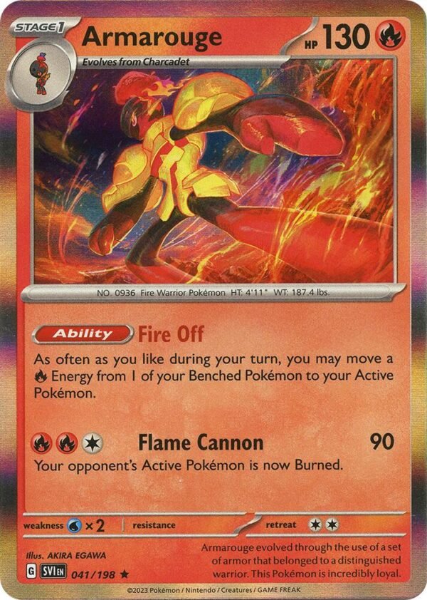 Armarouge 041/198 Holofoil SV01: Scarlet & Violet Base Set