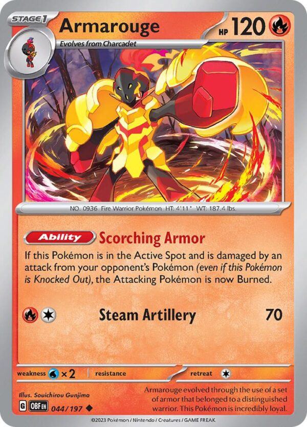 Armarouge 044/197 Normal SV03: Obsidian Flames