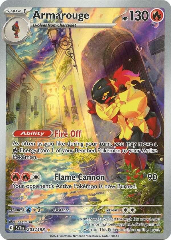 Armarouge 203/198 Holofoil SV01: Scarlet & Violet Base Set Armarouge 203/198 Holofoil SV01: Scarlet & Violet Base Set