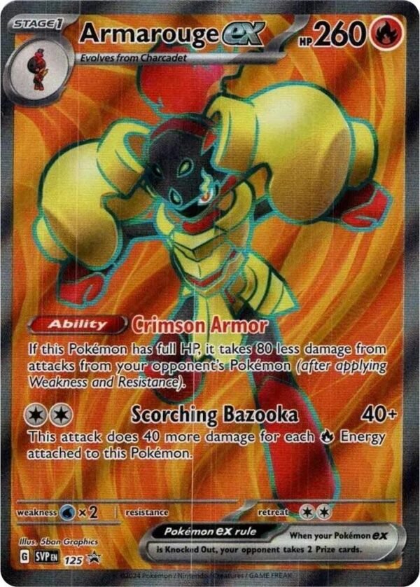 Armarouge ex 125 Holofoil SV: Scarlet & Violet Promo Cards Armarouge ex 125 Holofoil SV: Scarlet & Violet Promo Cards