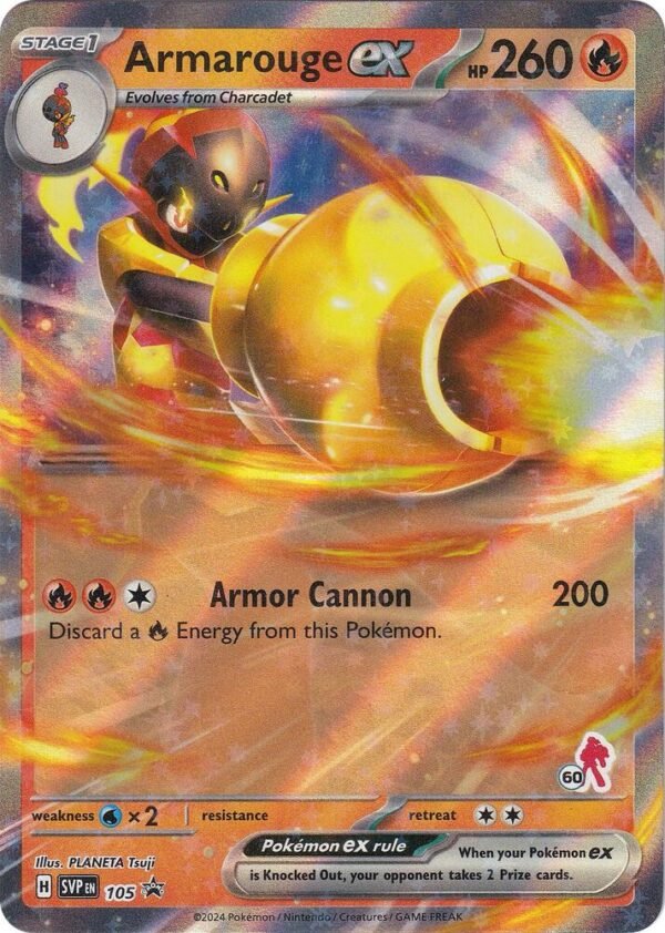 Armarouge ex (Armarouge 60) 105 Holofoil Battle Academy 2024 Armarouge ex (Armarouge 60) 105 Holofoil Battle Academy 2024