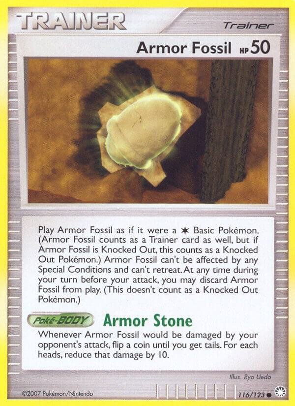 Armor Fossil 116/123 Normal Mysterious Treasures