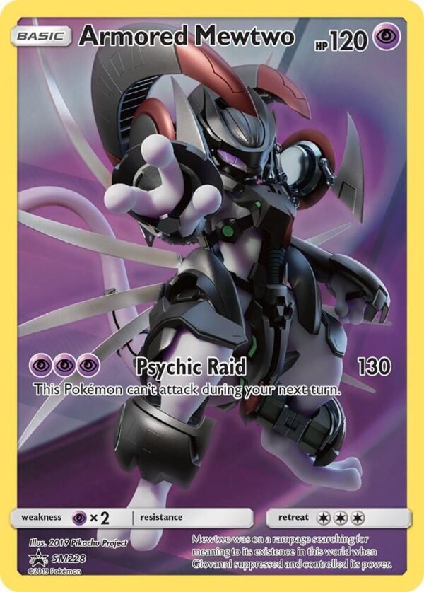 Armored Mewtwo SM228 Holofoil SM Promos Armored Mewtwo SM228 Holofoil SM Promos