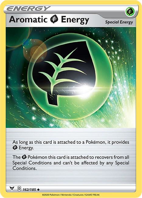 Aromatic Grass Energy 162/185 Normal SWSH04: Vivid Voltage
