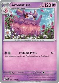 Aromatisse | 039/131 | Reverse Holofoil | SV: Prismatic Evolutions Aromatisse | 039/131 | Reverse Holofoil | SV: Prismatic Evolutions