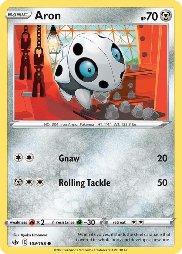 Aron 109/198 Normal SWSH06: Chilling Reign