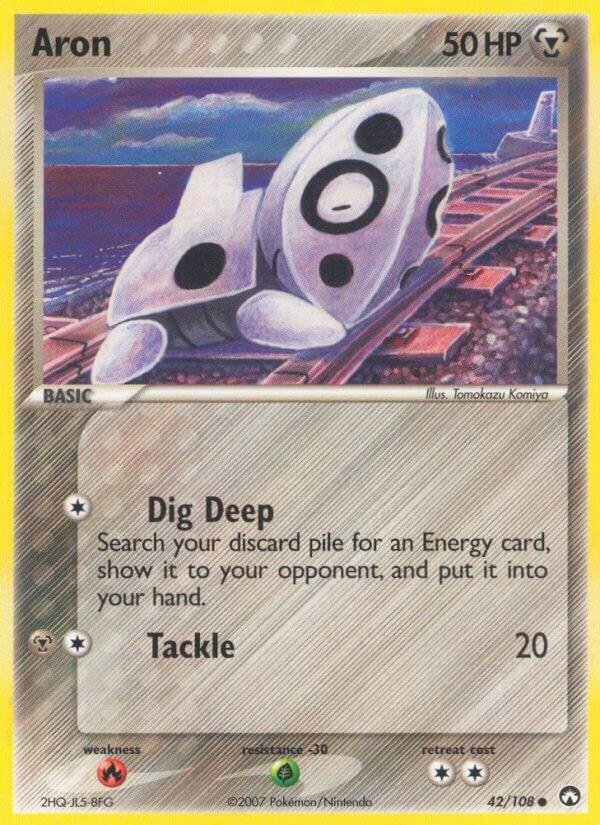 Aron 42/108 Reverse Holofoil Power Keepers Aron 42/108 Reverse Holofoil Power Keepers