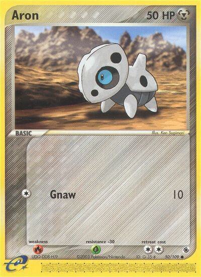 Aron 50/109 Reverse Holofoil Ruby and Sapphire