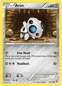Aron | 57/101 | Reverse Holofoil | Plasma Blast