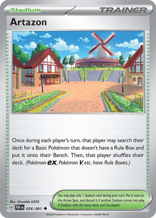 Artazon 076/091 Reverse Holofoil SV: Paldean Fates