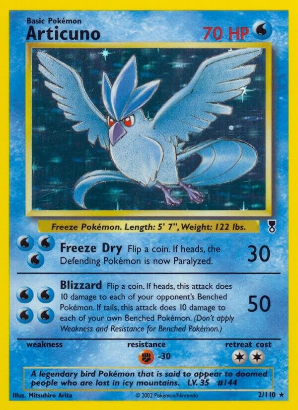 Articuno 002/110 Reverse Holofoil Legendary Collection Articuno 002/110 Reverse Holofoil Legendary Collection