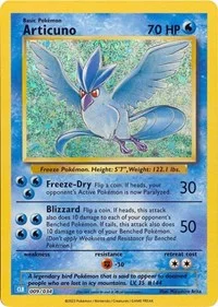 Articuno | 009/034 | Holofoil | Trading Card Game Classic