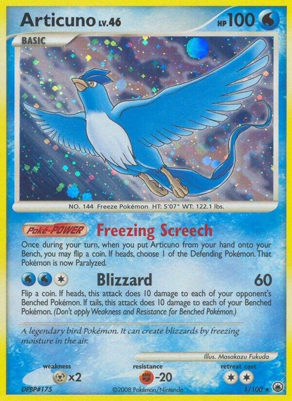 Articuno 1/100 Holofoil Majestic Dawn Articuno 1/100 Holofoil Majestic Dawn