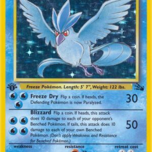 Articuno (2) 02/62 1st Edition Holofoil Fossil