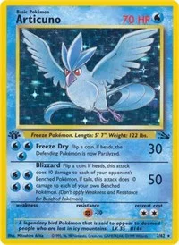 Articuno (2) | 02/62 | Unlimited Holofoil | Fossil