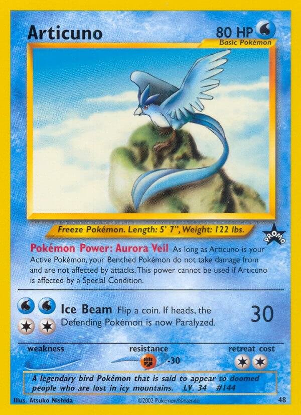 Articuno (48) 48/53 Normal WoTC Promo