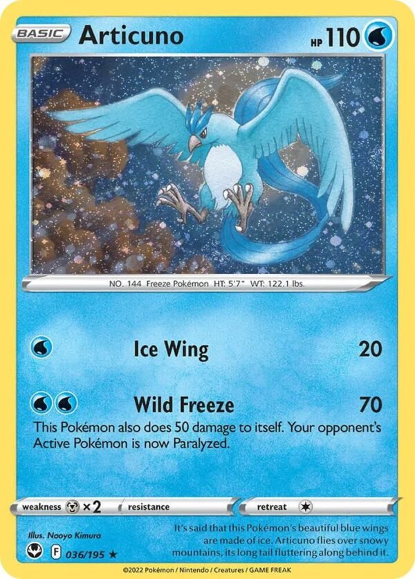 Articuno (Cosmos Holo) 036/195 Holofoil Miscellaneous Cards & Products