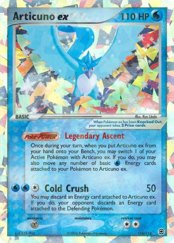 Articuno ex 114/112 Holofoil FireRed & LeafGreen Articuno ex 114/112 Holofoil FireRed & LeafGreen