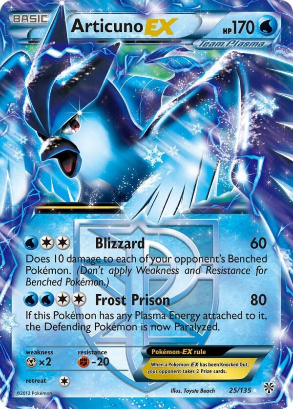 Articuno EX (Team Plasma) 25/135 Holofoil Plasma Storm