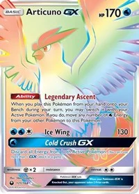 Articuno GX (Secret) | 171/168 | Holofoil | SM - Celestial Storm