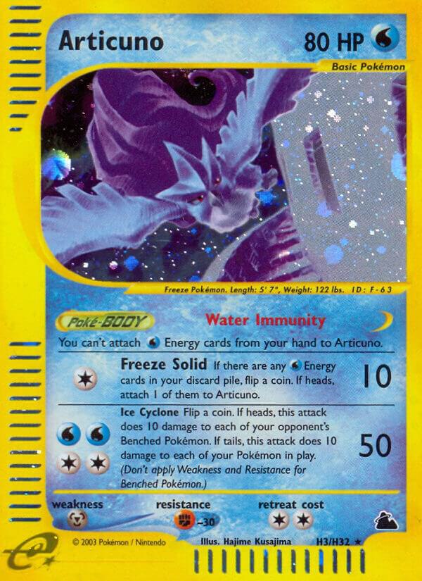 Articuno (H3) H03/H32 Holofoil Skyridge Articuno (H3) H03/H32 Holofoil Skyridge