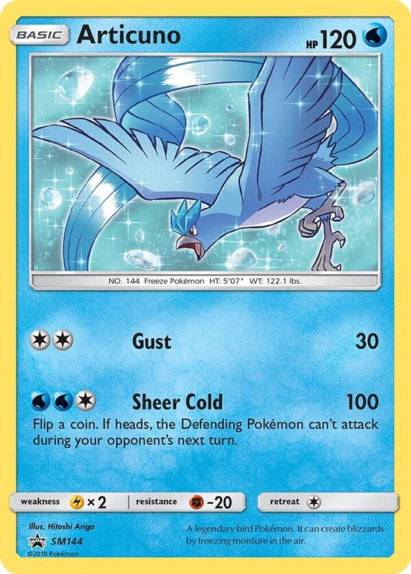 Articuno SM144 Holofoil SM Promos