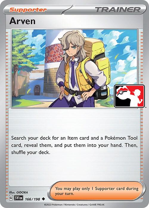 Arven 166/198 Holofoil Prize Pack Series Cards