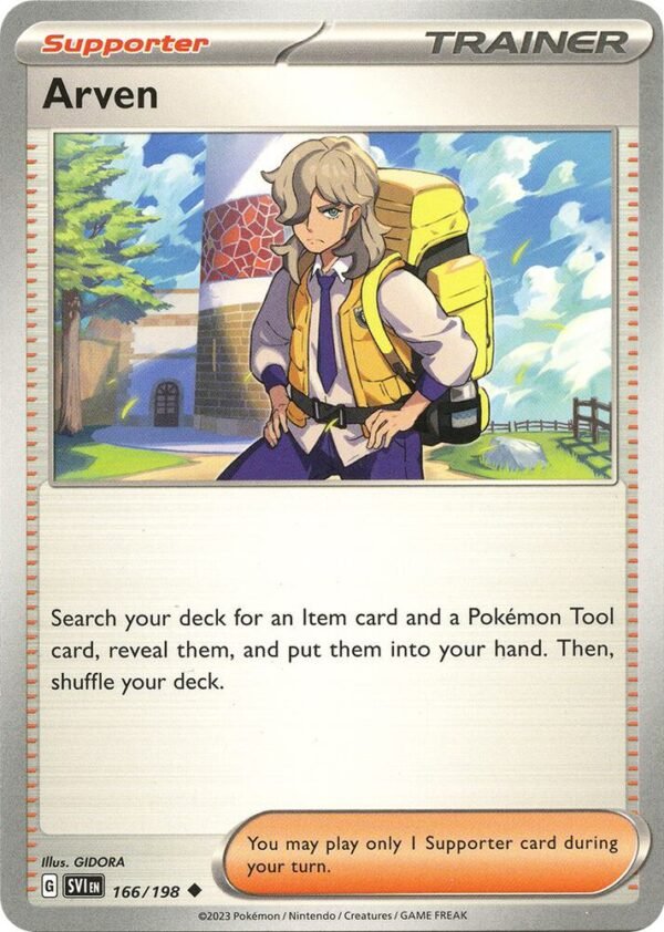 Arven 166/198 Reverse Holofoil SV01: Scarlet & Violet Base Set