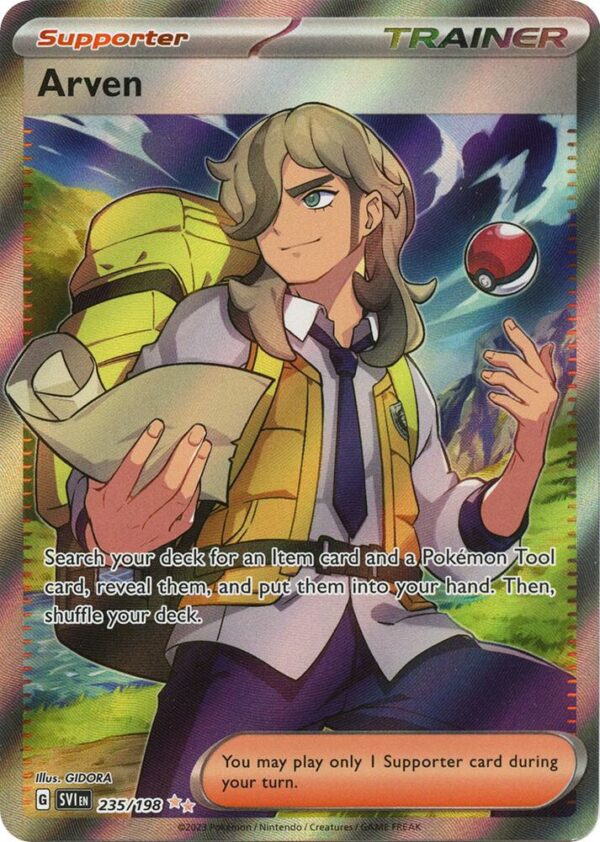 Arven 235/198 Holofoil SV01: Scarlet & Violet Base Set Arven 235/198 Holofoil SV01: Scarlet & Violet Base Set