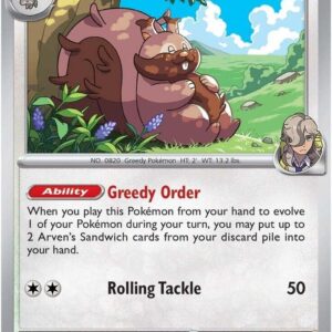 Arven’s Greedent 159/182 Holofoil SV10: Destined Rivals