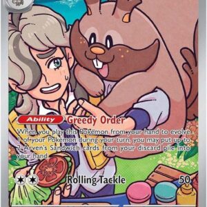 Arven’s Greedent 205/182 Holofoil SV10: Destined Rivals Arven’s Greedent 205/182 Holofoil SV10: Destined Rivals