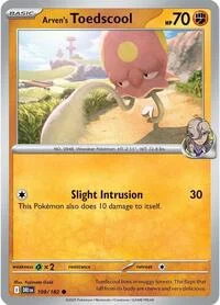 Arven's Toedscool | 109/182 | Normal | SV10: Destined Rivals