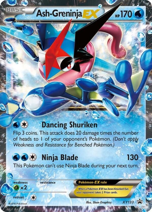Ash-Greninja EX XY133 Holofoil XY Promos Ash-Greninja EX XY133 Holofoil XY Promos
