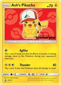 Ash's Pikachu | SM109 | Normal | SM Promos
