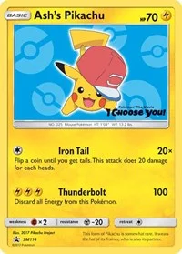 Ash's Pikachu | SM114 | Normal | SM Promos Ash's Pikachu | SM114 | Normal | SM Promos