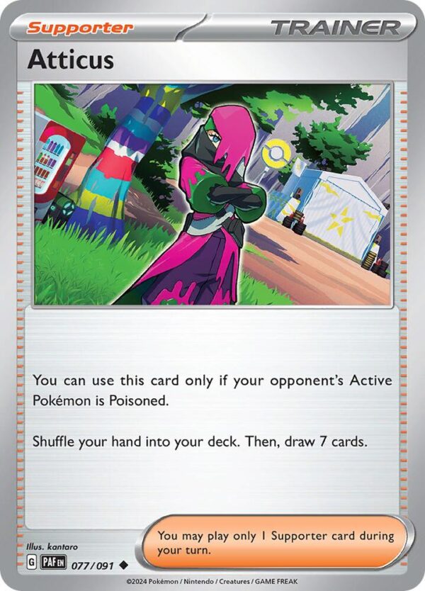 Atticus 077/091 Normal SV: Paldean Fates