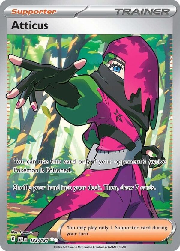 Atticus 133/131 Holofoil SV: Prismatic Evolutions Atticus 133/131 Holofoil SV: Prismatic Evolutions