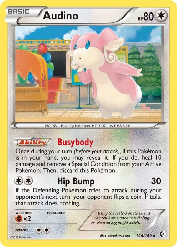Audino 126/149 Reverse Holofoil Boundaries Crossed