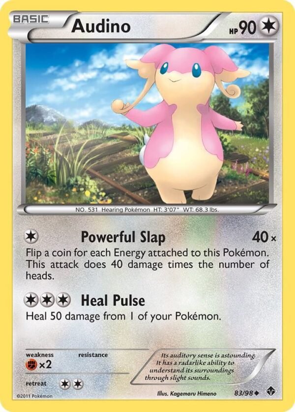Audino 83/98 Reverse Holofoil Emerging Powers Audino 83/98 Reverse Holofoil Emerging Powers