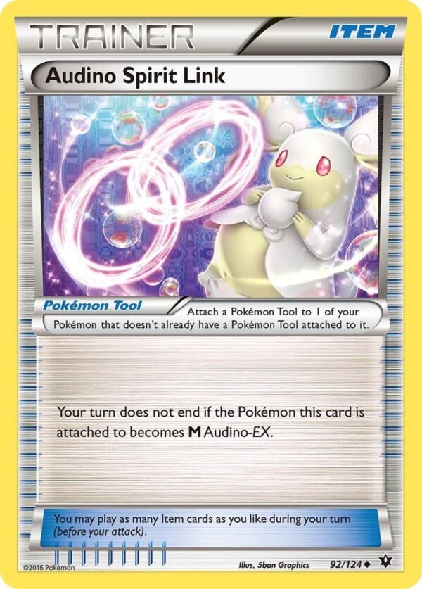 Audino Spirit Link 92/124 Reverse Holofoil XY – Fates Collide