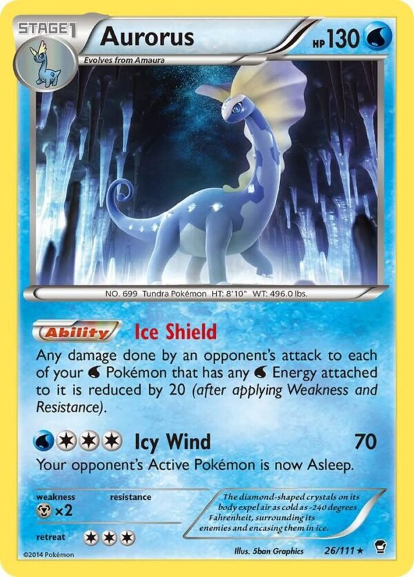 Aurorus 26/111 Normal XY – Furious Fists Aurorus 26/111 Normal XY – Furious Fists