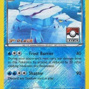 Avalugg 31/106 (Pokemon League) [3rd Place] 031/106 Reverse Holofoil League & Championship Cards