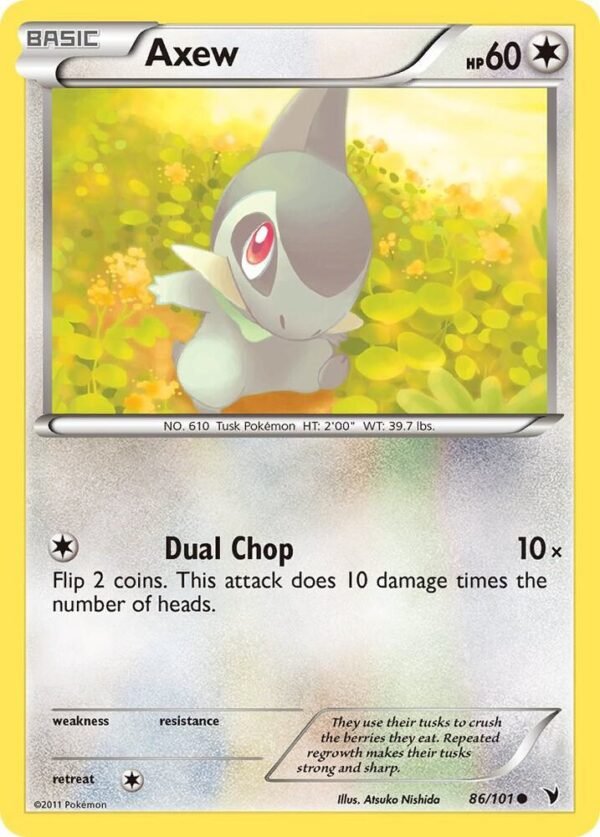 Axew 86/101 Reverse Holofoil Noble Victories