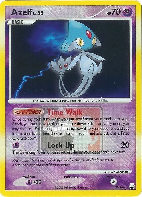Azelf 19/146 (League Promo) 019/146 Reverse Holofoil League & Championship Cards