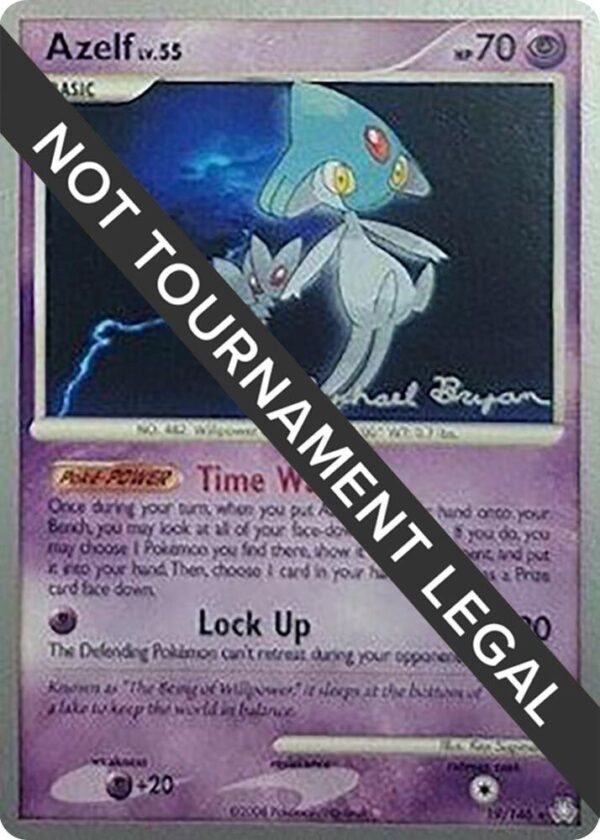 Azelf (19) 2010 (Mychael Bryan) 19/146 Normal World Championship Decks